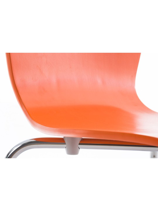 4 vierailijatuolin setti Aaron, oranssi 4 vierailijatuolin setti Aaron, oranssi