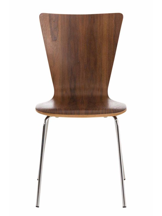 4 vierailijatuolin setti Aaron, pähkinä