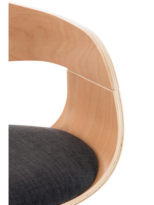 Baarijakkara Kingston C kangasta, luonnonvärinen/tummanharmaa