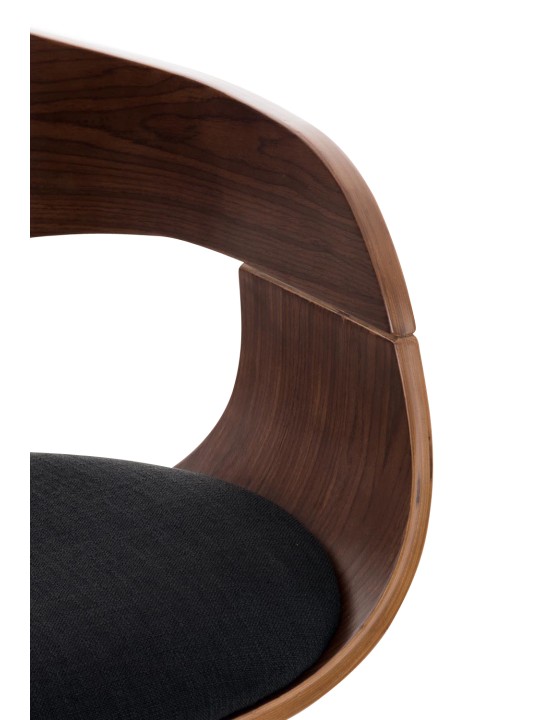 Baarijakkara Kingston C kangasta, pähkinä/musta