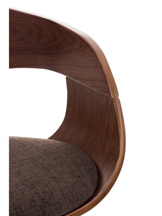 Baarijakkara Kingston C kangasta, pähkinä/ruskea Baarijakkara Kingston C kangasta, pähkinä/ruskea