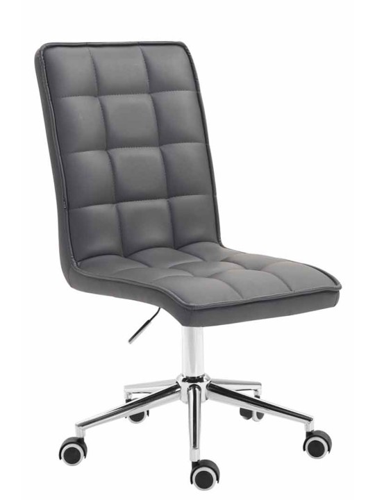 Työjakkara Peking V2 keinonahkaa, harmaa