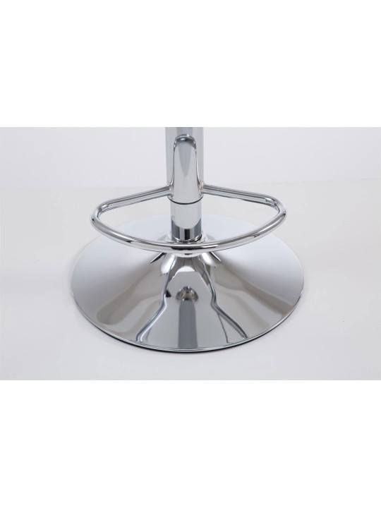 2 baarituolia Las Vegas V2 keinonahka kromi, keltainen