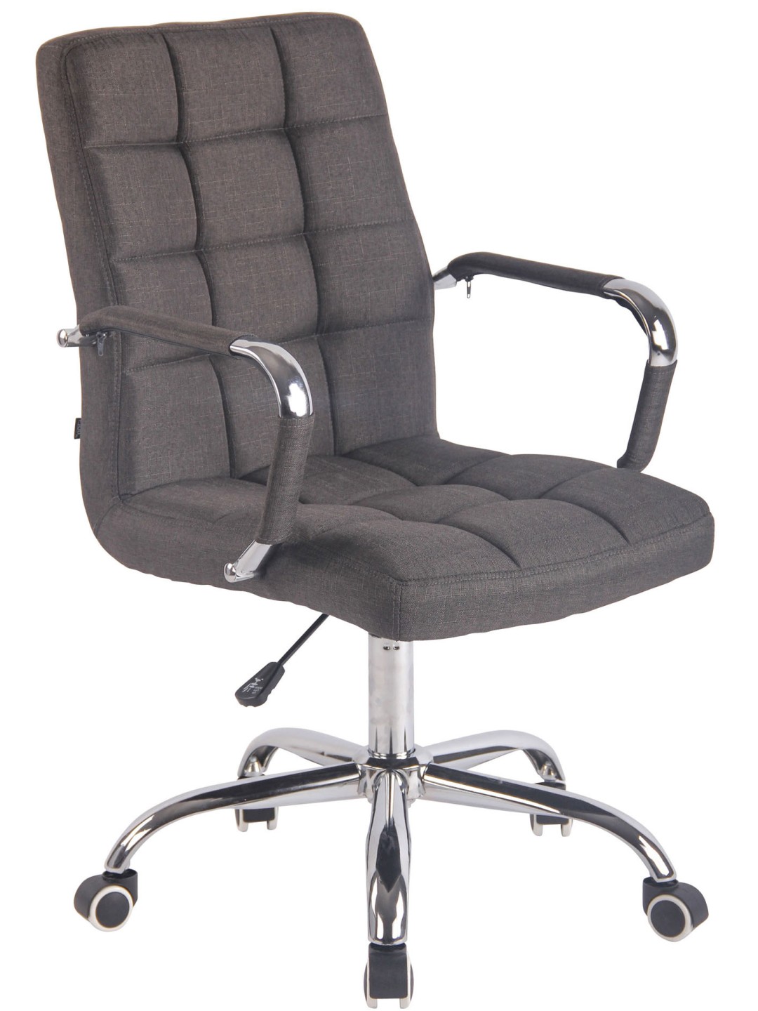 Toimistotuoli Deli kangasta, tummanharmaa