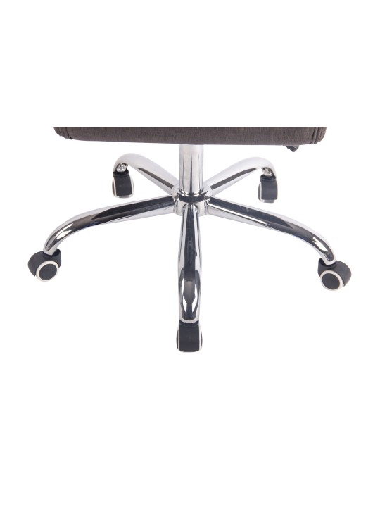 Toimistotuoli Deli kangasta, tummanharmaa