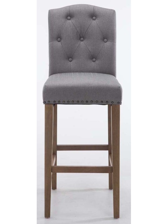 2 baarijakkaran setti Louise kangas antiikki-light, vaaleanharmaa