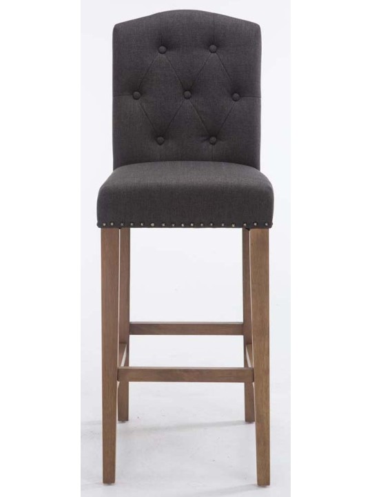 2 baarijakkaran setti Louise kangas antiikki-light, tummanharmaa