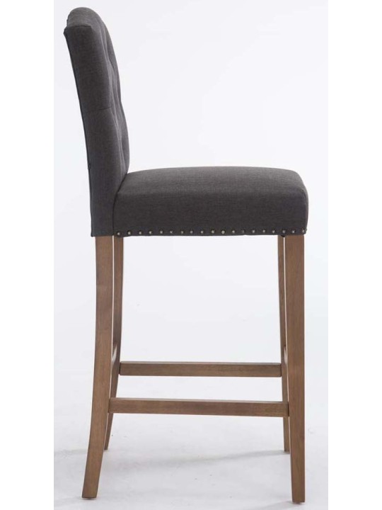 2 baarijakkaran setti Louise kangas antiikki-light, tummanharmaa