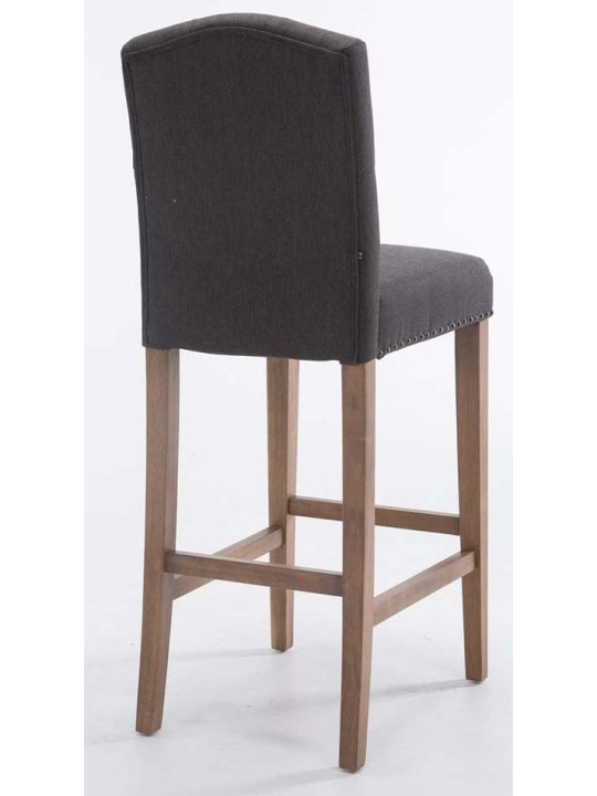 2 baarijakkaran setti Louise kangas antiikki-light, tummanharmaa