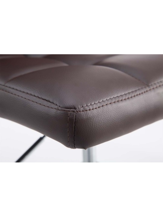 2 baarituolia Palma V2 keinonahkaa, ruskea