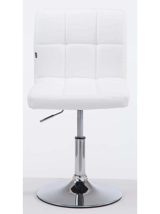 2 baarituolia Palma V2 keinonahkaa, valkoinen