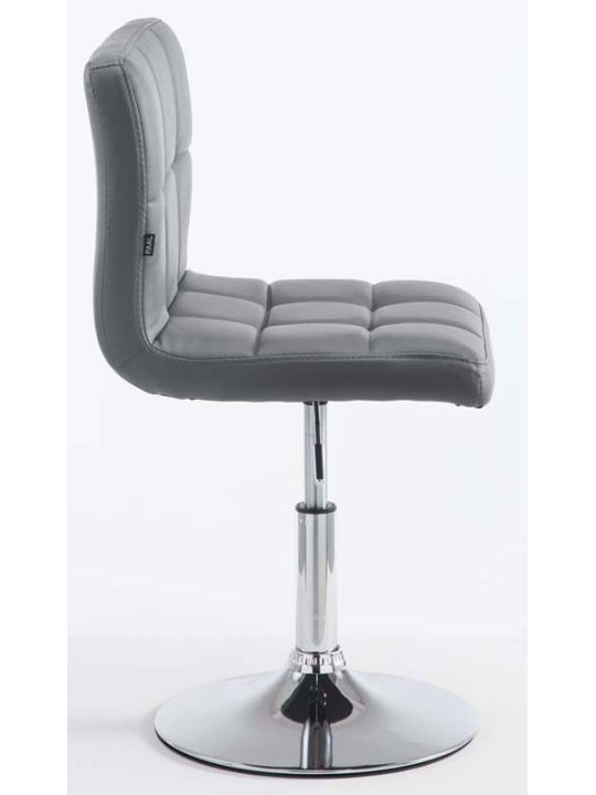 2 baarituolia Palma V2 keinonahkaa, harmaa