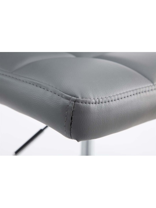 2 baarituolia Palma V2 keinonahkaa, harmaa