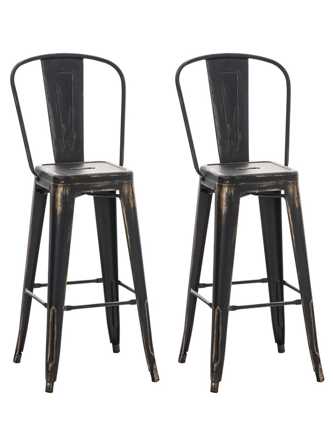 2 baarijakkaran setti Aiden, musta-kulta