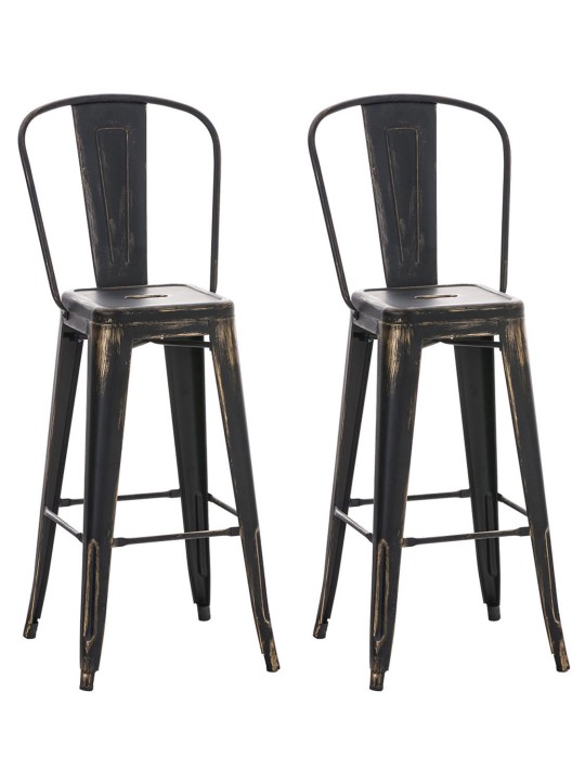 2 baarijakkaran setti Aiden, musta-kulta 2 baarijakkaran setti Aiden, musta-kulta