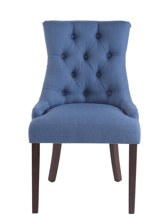 Ruokasalin tuoli Aberdeen kangas antiikki, sininen