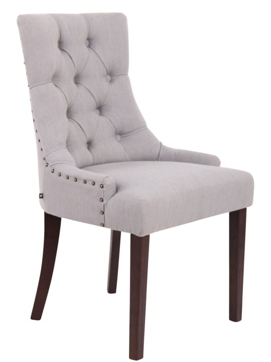 Ruokasalin tuoli Aberdeen kangas antiikki, harmaa