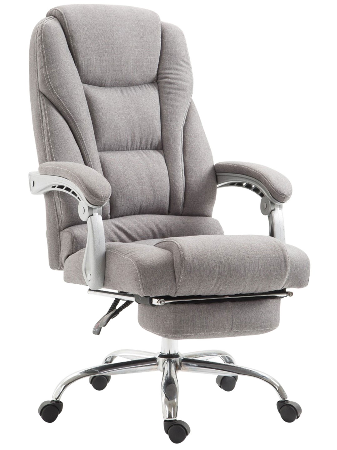 Työtuoli Pacific kangasta, harmaa