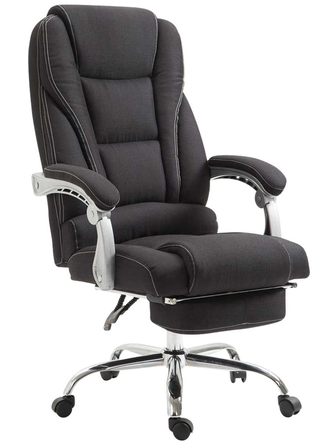 Työtuoli Pacific kangasta, musta