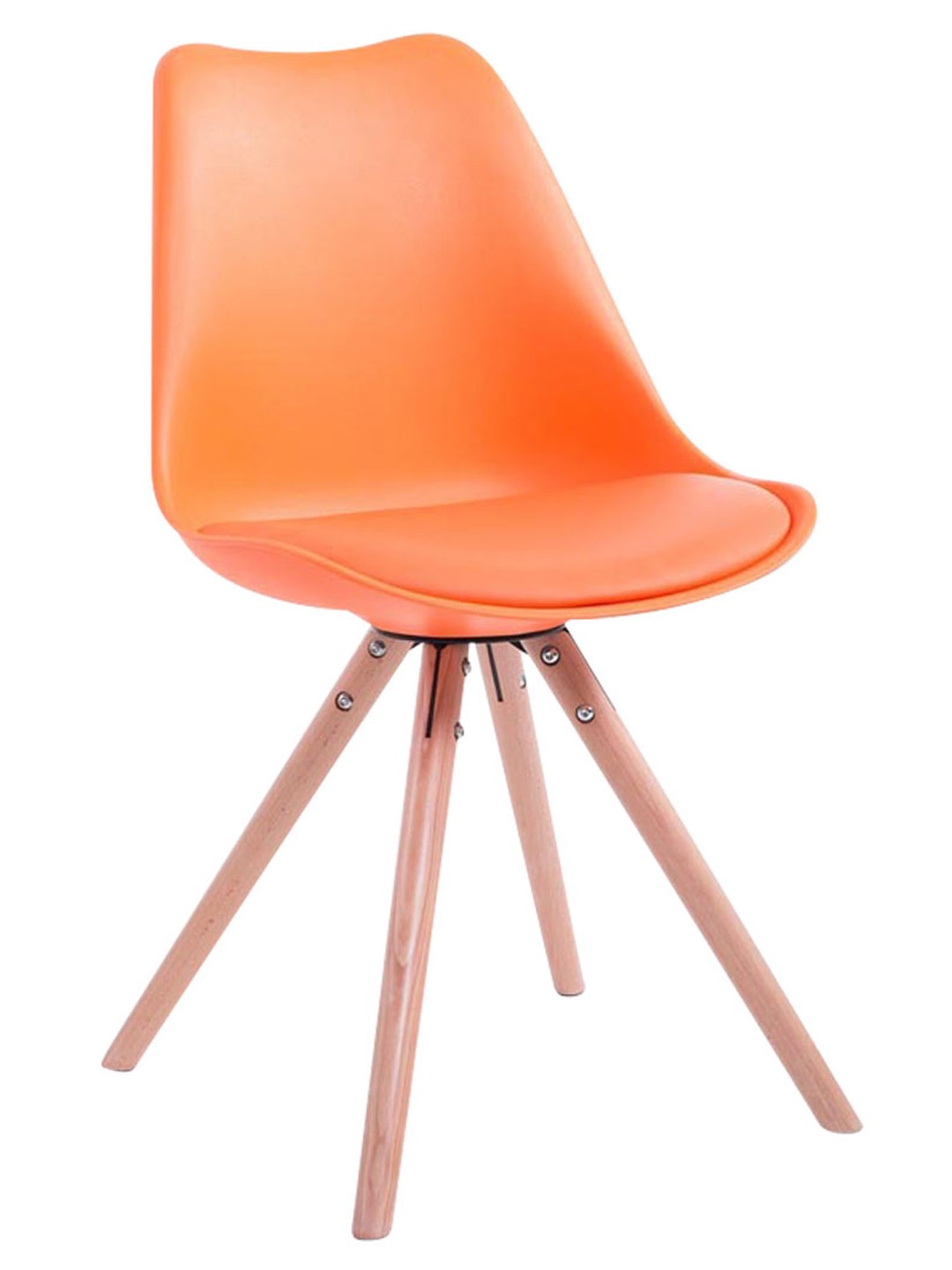 Toulouse Natura pyöreä vierailijatuoli, oranssi