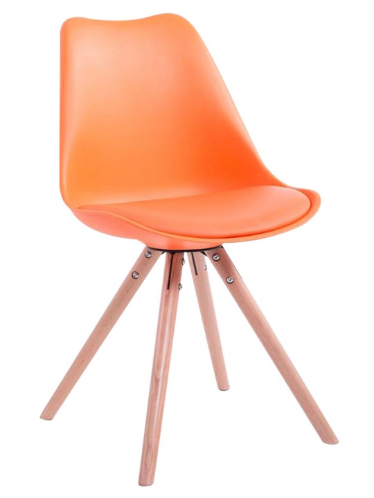 Toulouse Natura pyöreä vierailijatuoli, oranssi