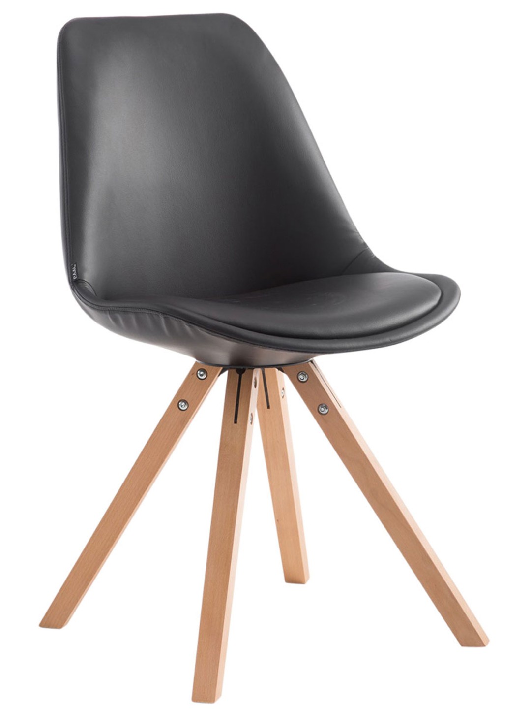 Laval Natura Squaren vierailijatuoli, musta