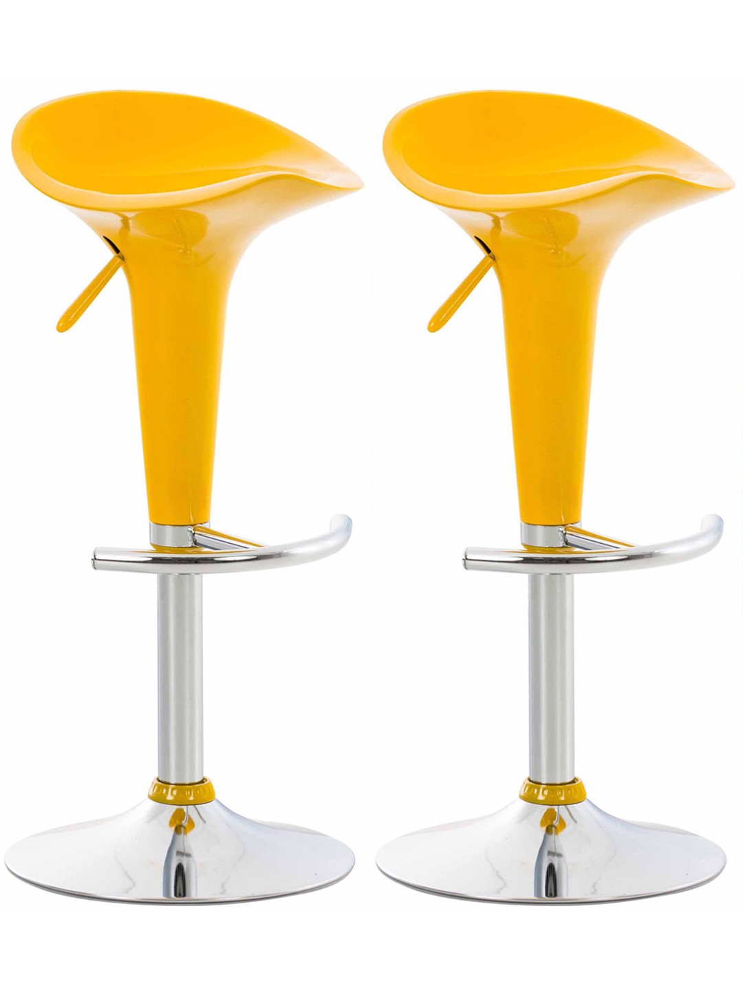 2 baarituolia Satula, keltainen