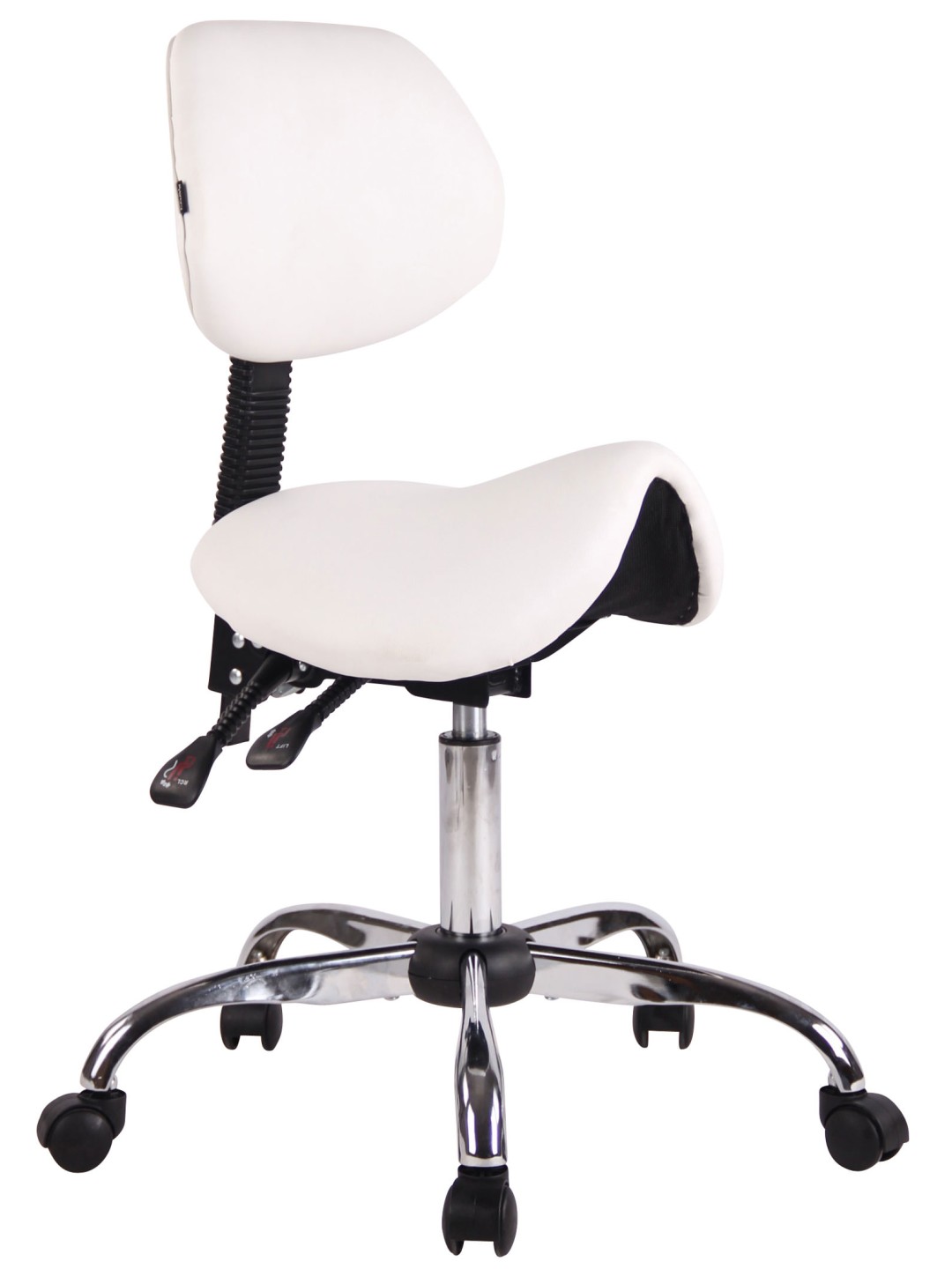 Työjakkara Stuttgart, valkoinen