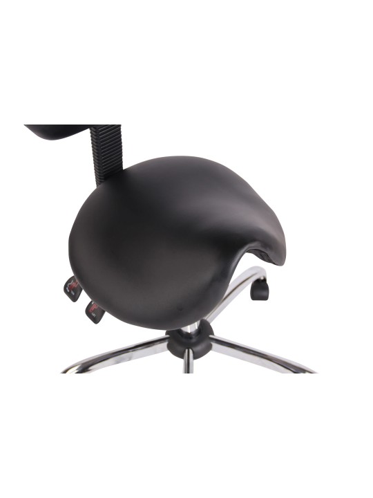 Työjakkara Stuttgart, musta