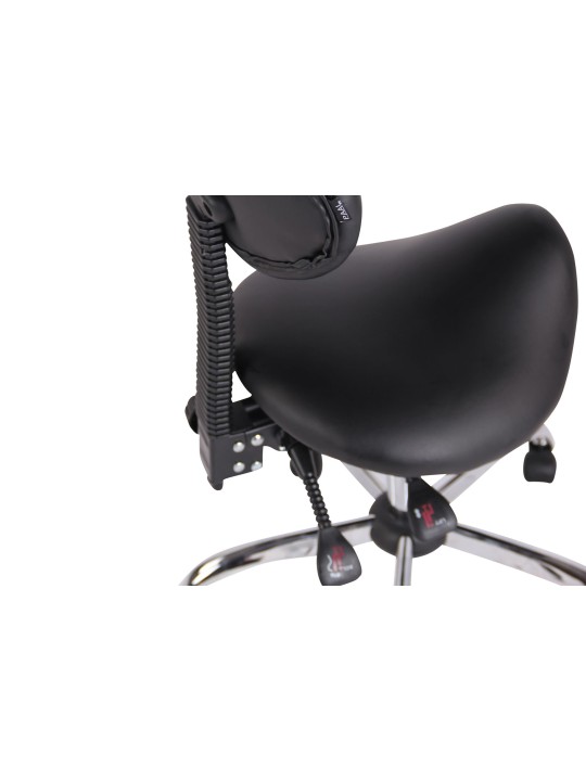 Työjakkara Stuttgart, musta