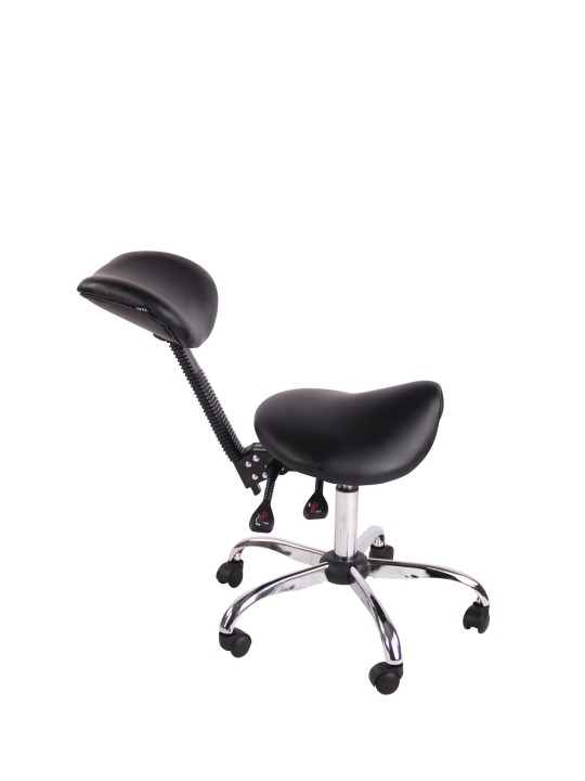 Työjakkara Stuttgart, musta