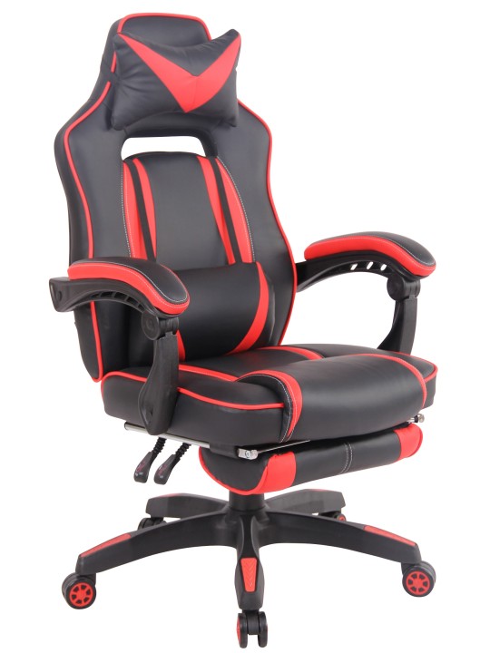 Lämpötyötuoli, musta/punainen