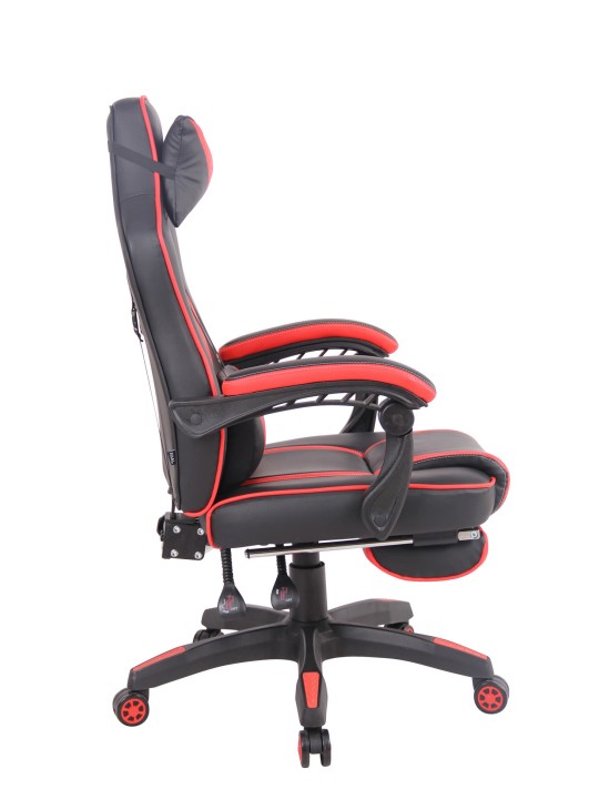 Lämpötyötuoli, musta/punainen