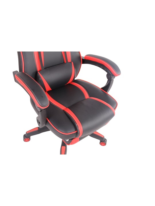 Lämpötyötuoli, musta/punainen