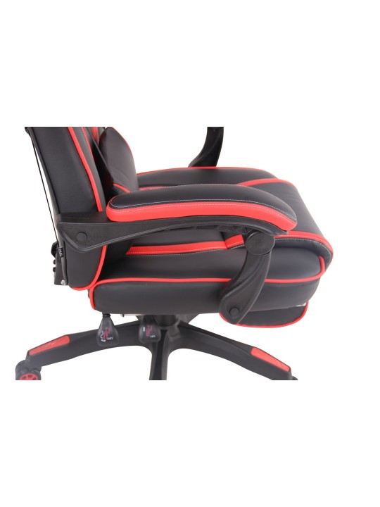 Lämpötyötuoli, musta/punainen