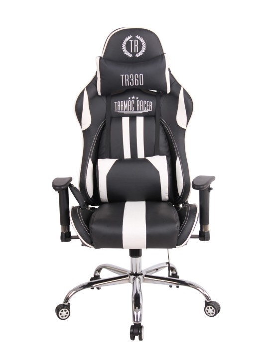 Työtuoli Limit XM keinonahkaa, musta/valkoinen