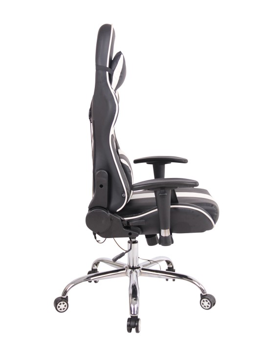 Työtuoli Limit XM keinonahkaa, musta/valkoinen