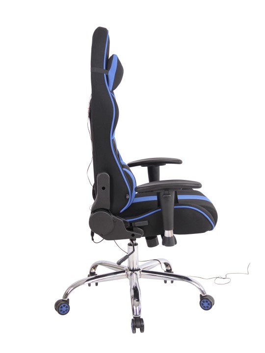 Työtuoli Limit XM kangasta, musta/sininen