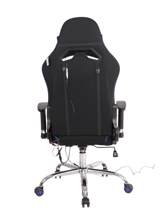 Työtuoli Limit XM kangasta, musta/sininen