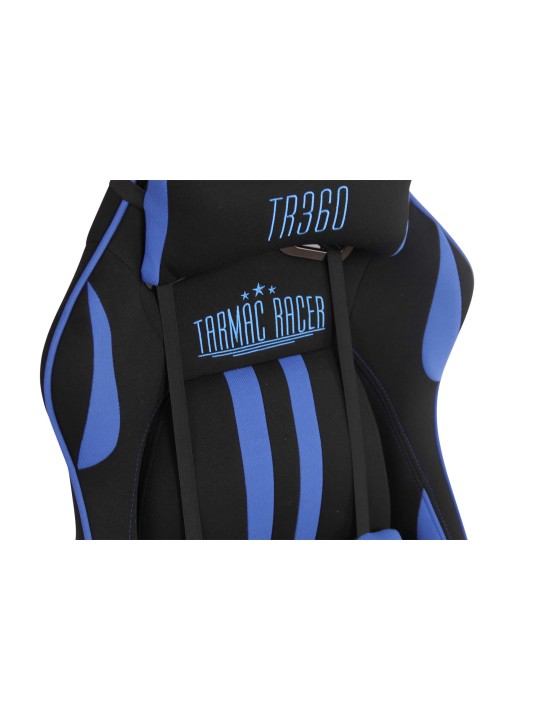 Työtuoli Limit XM kangasta, musta/sininen