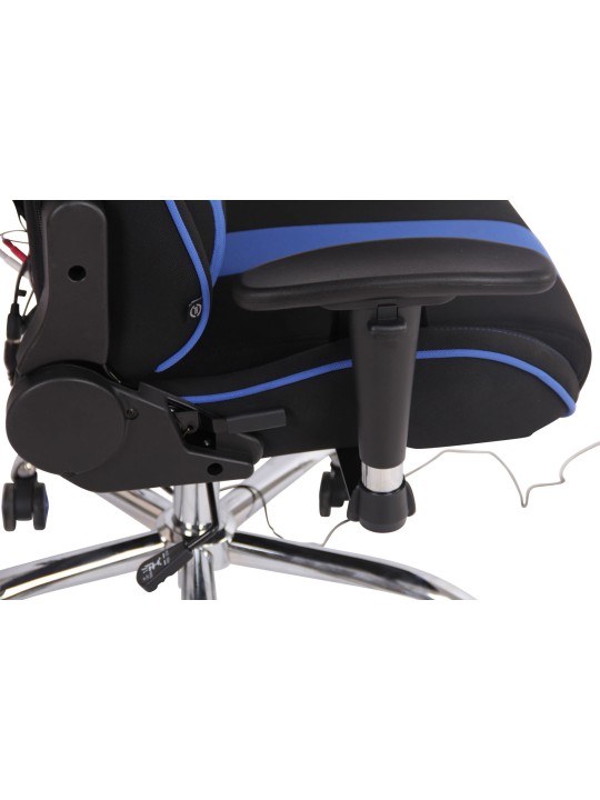 Työtuoli Limit XM kangasta, musta/sininen