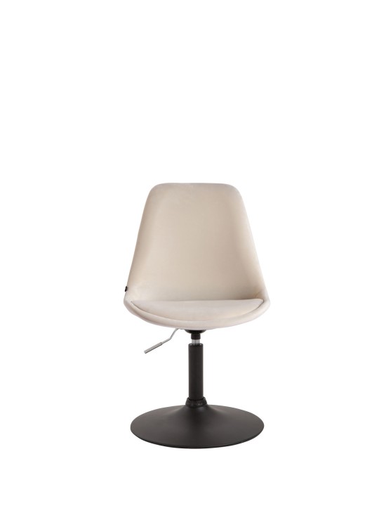 Maverick samettinen ruokapöydän tuoli, kermanvärinen