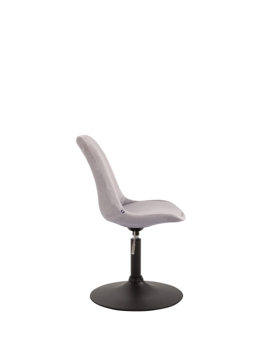 Maverick samettinen ruokapöydän tuoli, harmaa