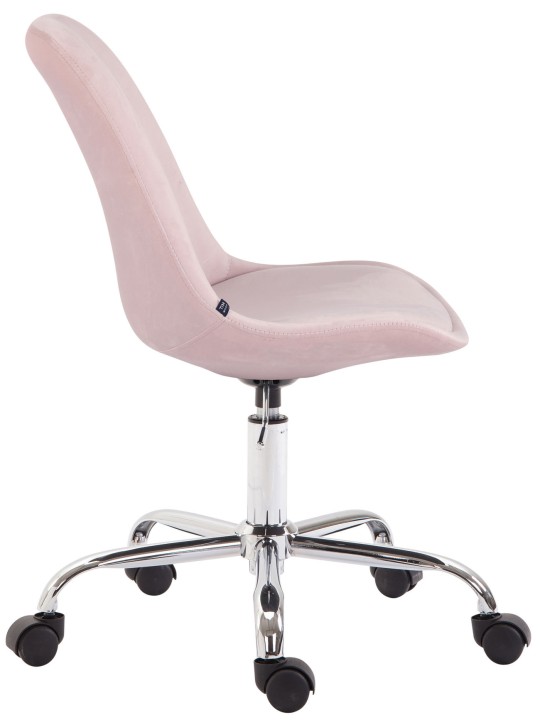 Toulouse samettinen työtuoli, pinkki