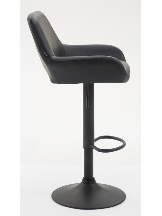 2 baarijakkaran sarja Braga keinonahkaa, musta