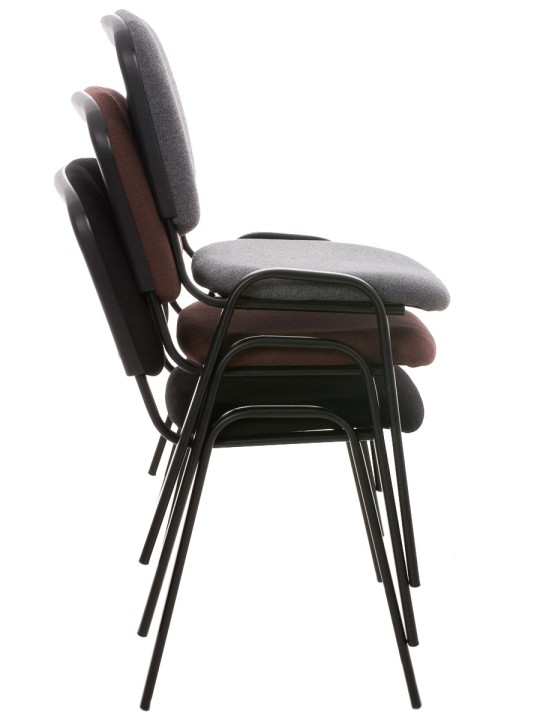 4 vierailijatuolin setti Ken kangas, ruskea