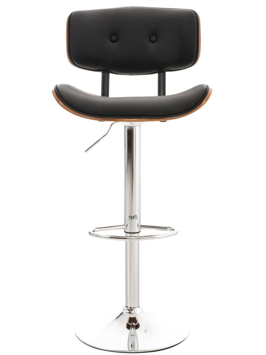 Baarijakkara Sarnia keinonahkaa, pähkinä/musta