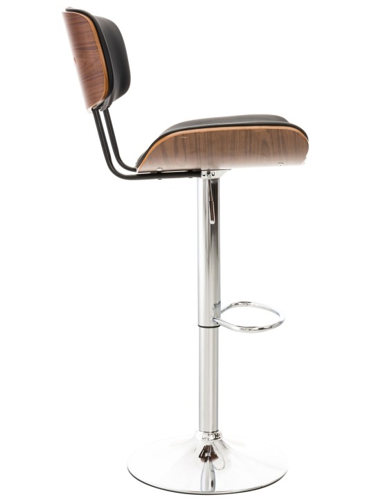 Baarijakkara Sarnia keinonahkaa, pähkinä/musta