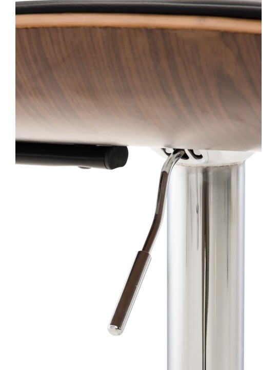 Baarijakkara Sarnia keinonahkaa, pähkinä/musta