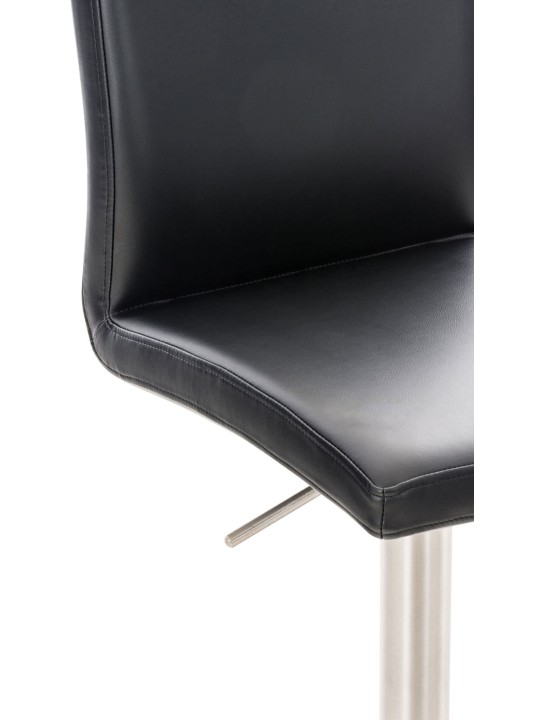 Baarijakkara Cadiz keinonahka ruostumaton teräs, musta